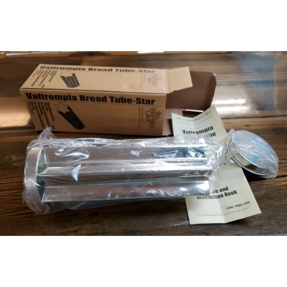 Pampered Chef Valtrompia Bread Tube STAR New with Box & Instructions #1570